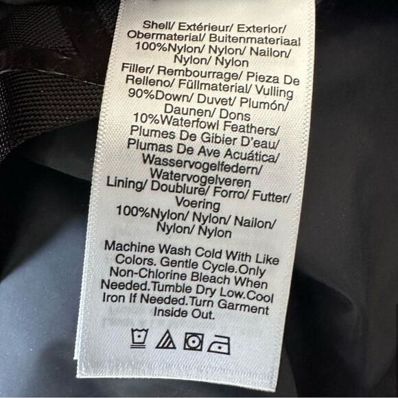 DKNY Silver Puffer Jacket Women’s Size XXS - Picture 8 of 9